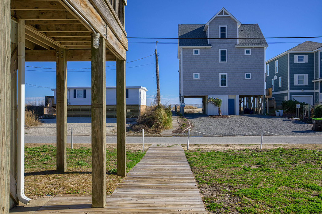 View of our close beach access