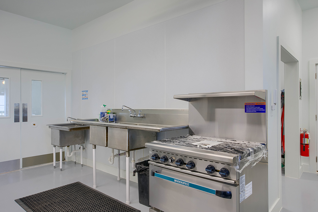 Food prep sink and washing area